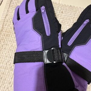 Purple and Black Kids  gloves
